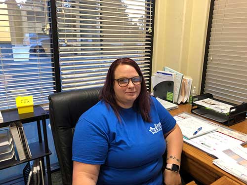 Accounts Receivable and CSR (customer service representative) Amber.