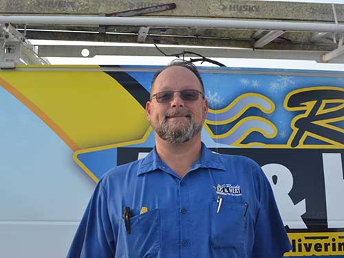 HVAC technician Chris.