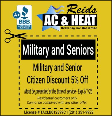 Military and Senior HVAC Coupon