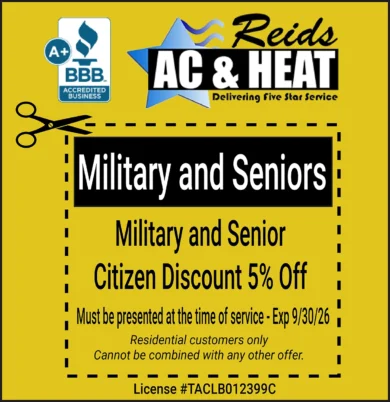 Military and Senior HVAC Coupon